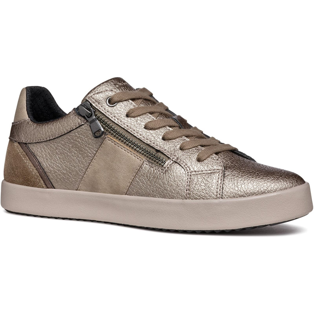 Geox Womens D BLOMIEE E SNEAKERS Taupe