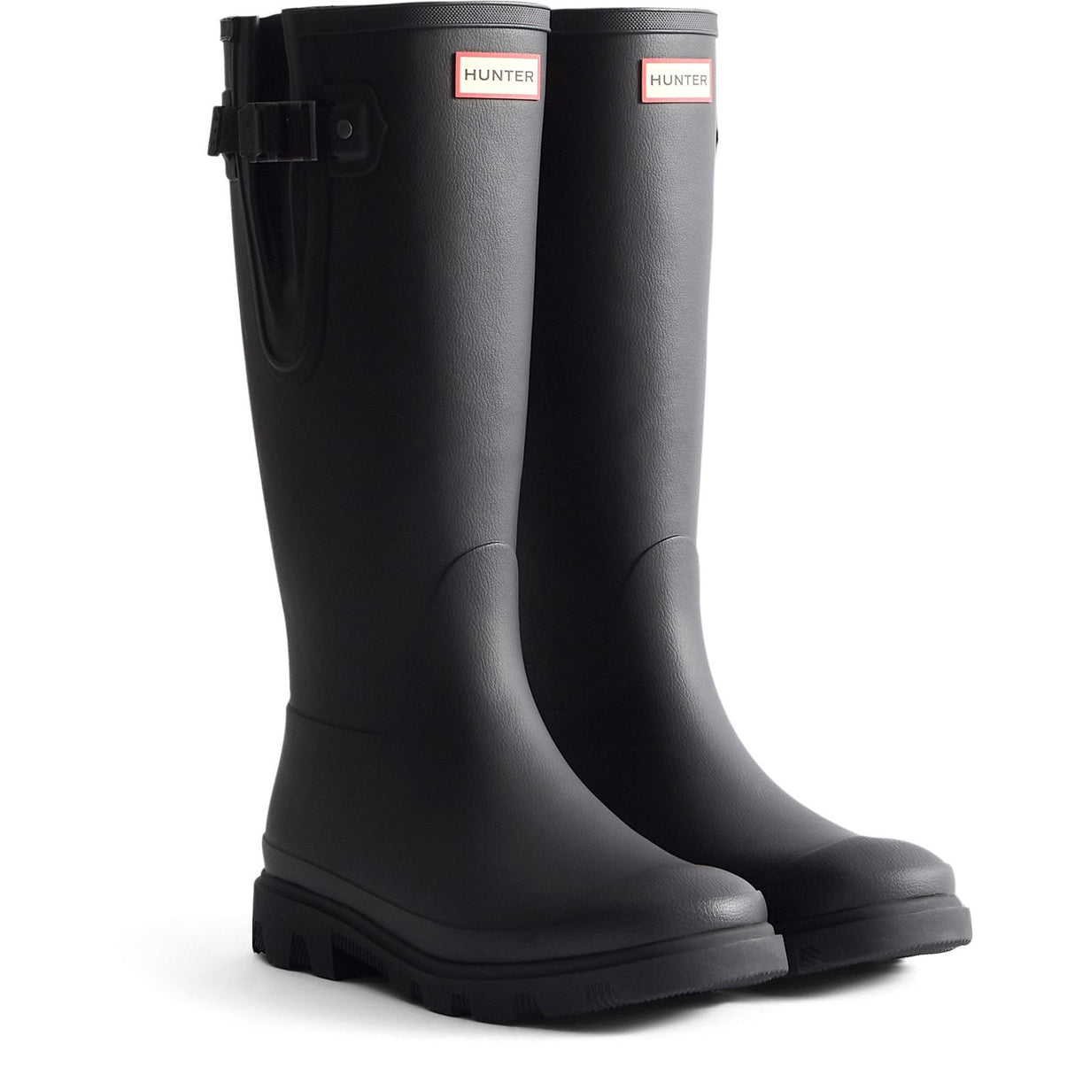 Hunter Mens Downpour Adjustable Boot Black