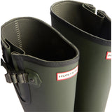 Hunter Mens Field Downpour Adjustable Boot Dark Olive/Black