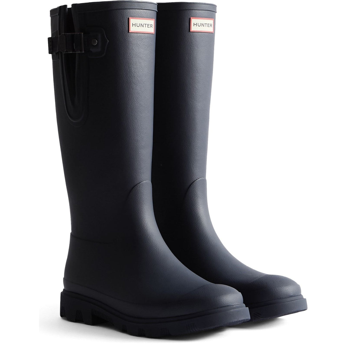 Hunter Mens Downpour Adjustable Boot Hunter Navy