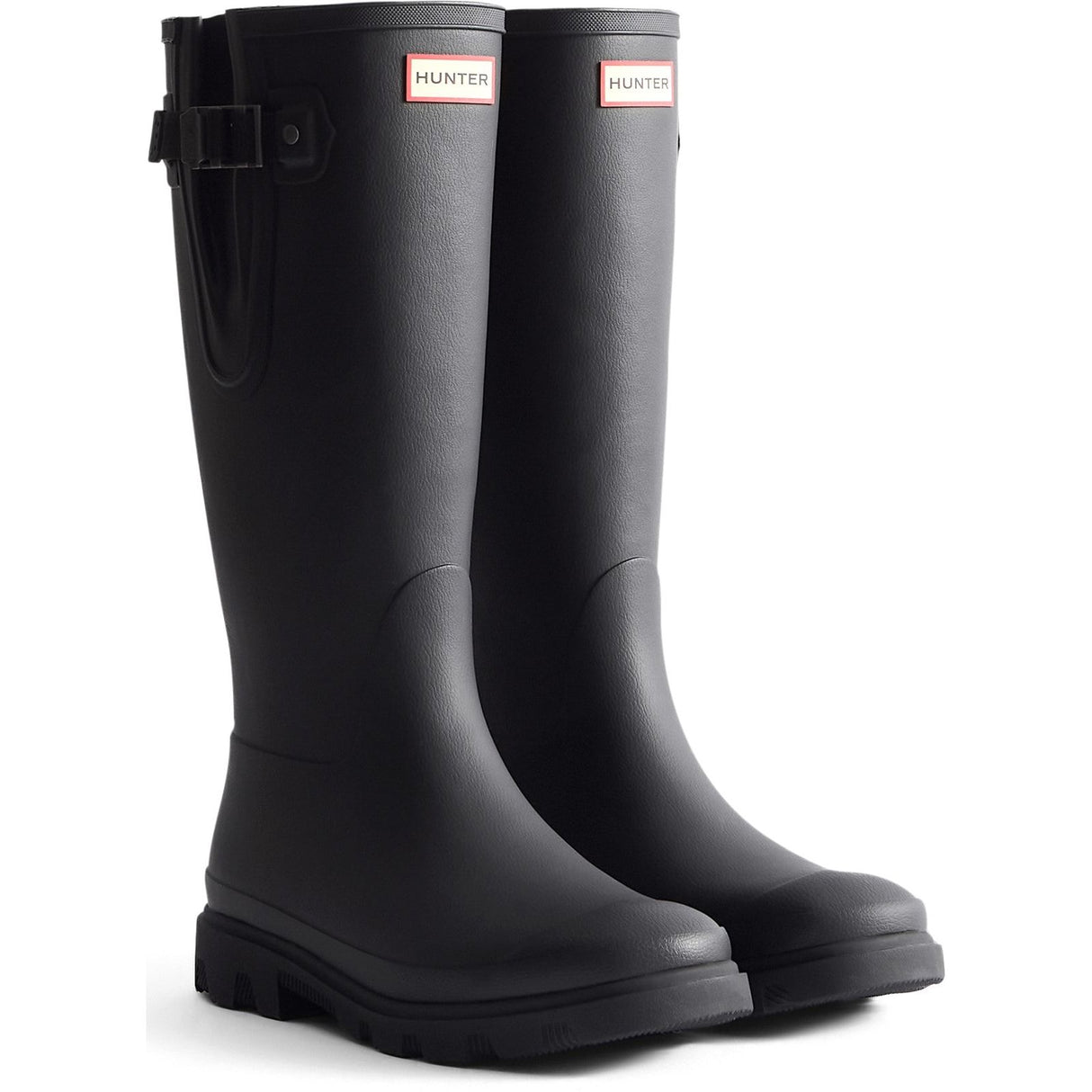 Hunter Womens Downpour Adjustable Boot Black