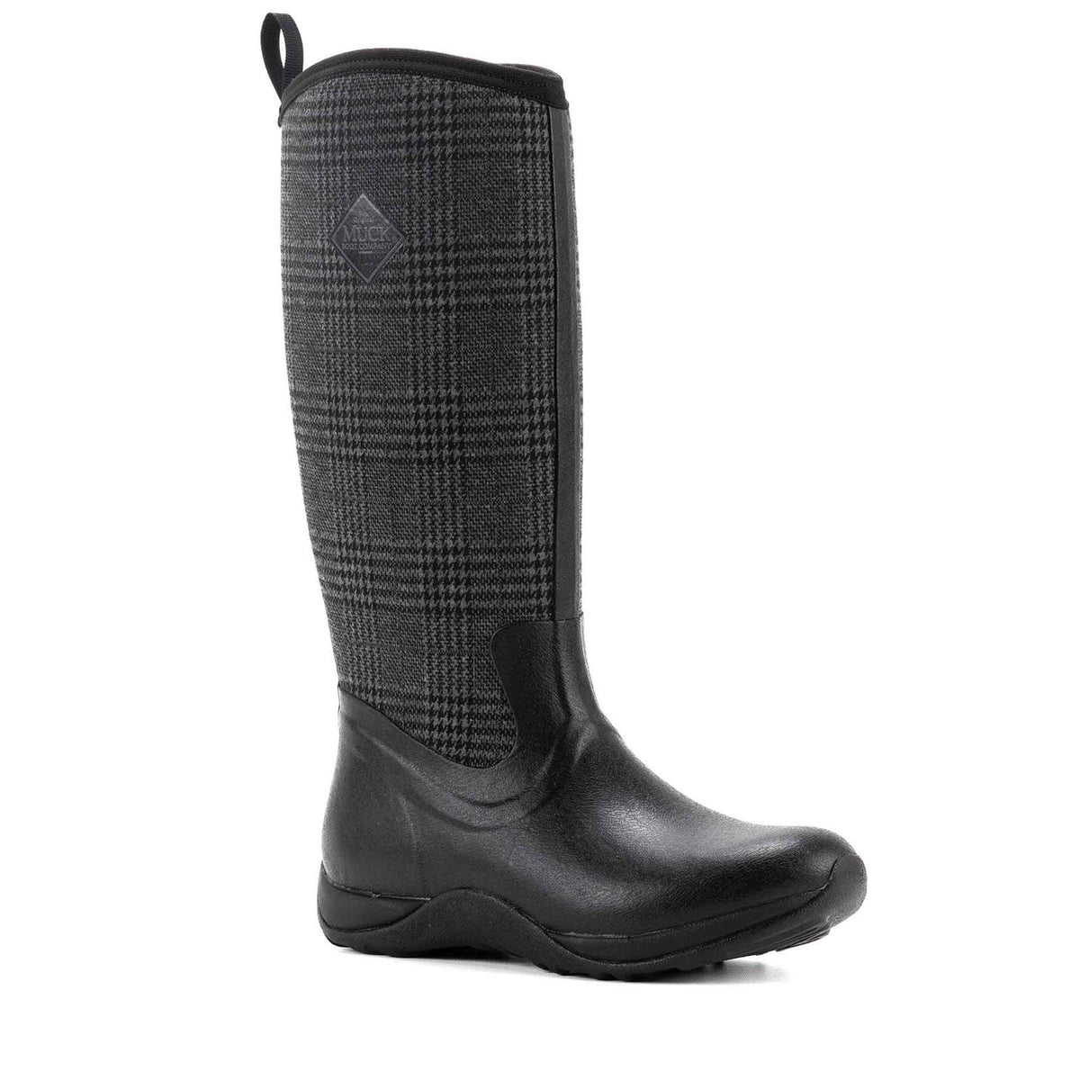Muck Boots Womens Arctic Adventure Wellington Black/Plaid