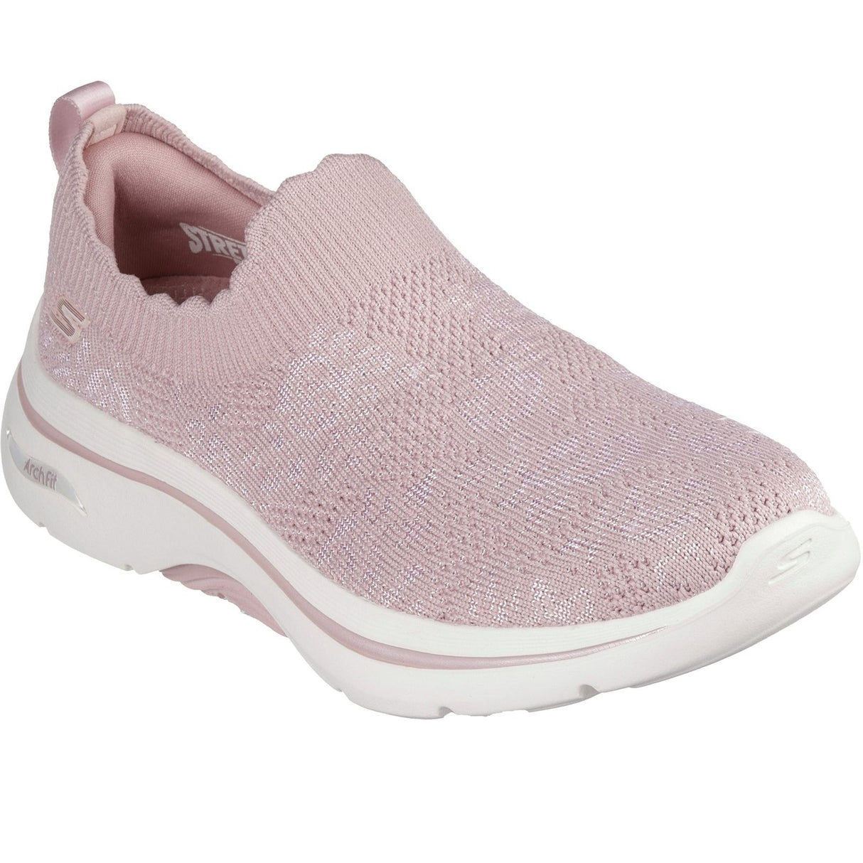 Skechers Womens GO WALK Arch Fit 2.0 Rosa Linda Trainer Mauve