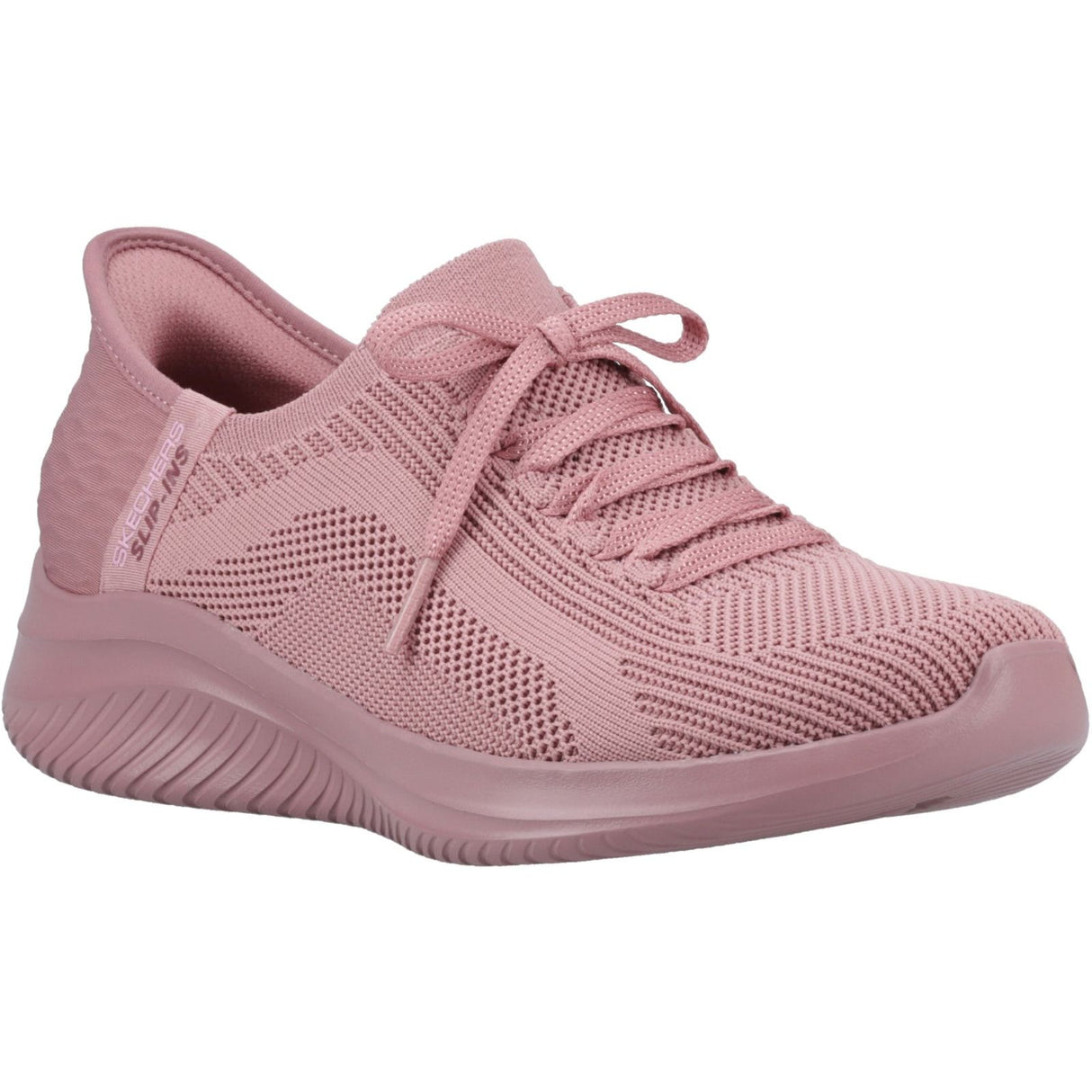 Skechers Womens Ultra Flex 3.0 Pure Color Trainers Mauve