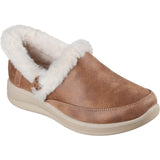 Skechers Womens Cozy Escape Slipper Chestnut