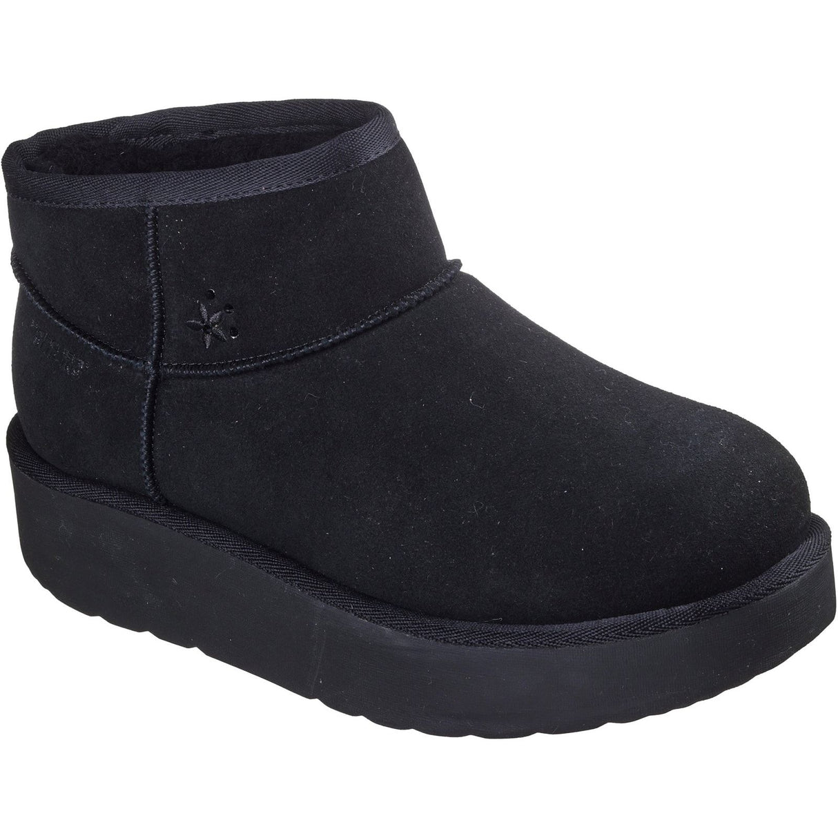 Skechers Womens Keep Cozy Boots Black