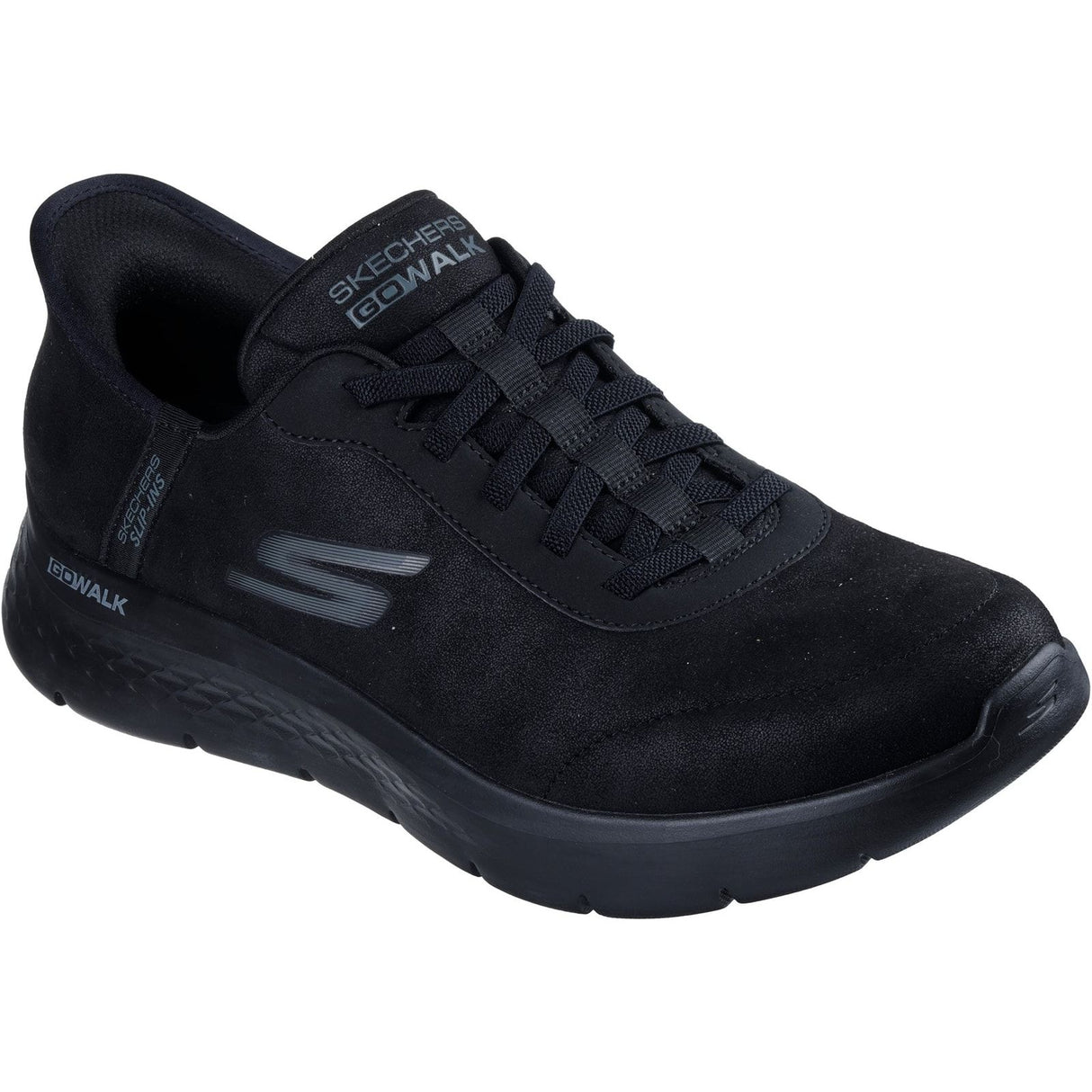 Skechers Mens GO WALK Flex Smooth Motion Trainer Black