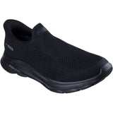 Skechers Mens Go Walk 8 Pelayo Trainers Black