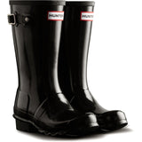 Hunter Junior Kids Junior Originals Gloss Boot Black