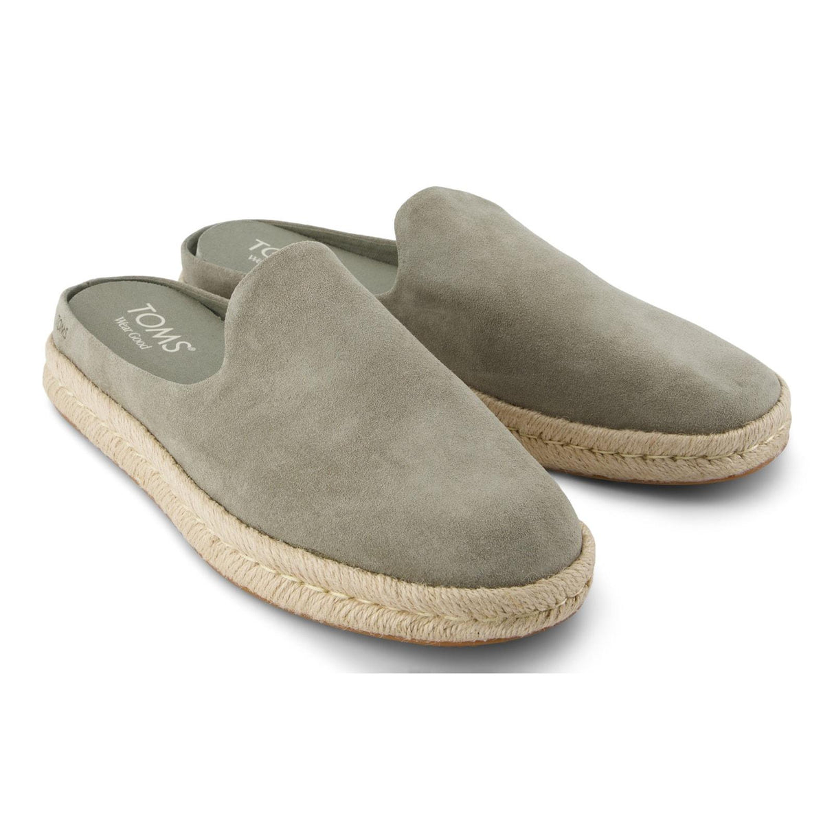 TOMS Mens Santiago Mule Vetiver Grey