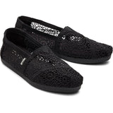TOMS Womens Alpargata Shoes Black