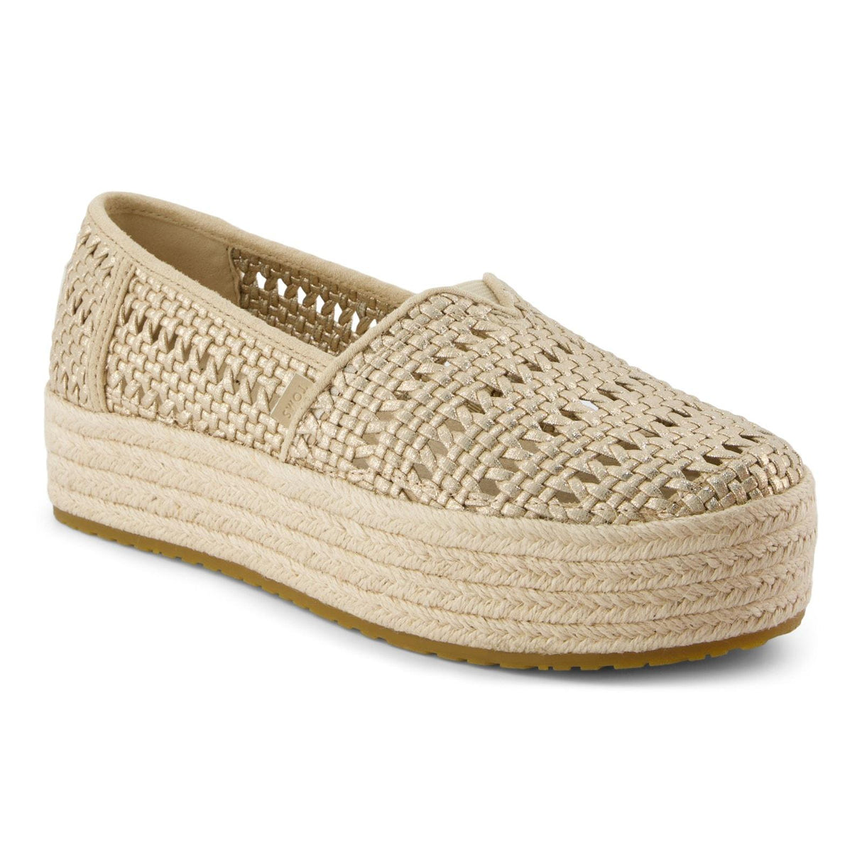 TOMS Womens Valencia Espadrille Champagne