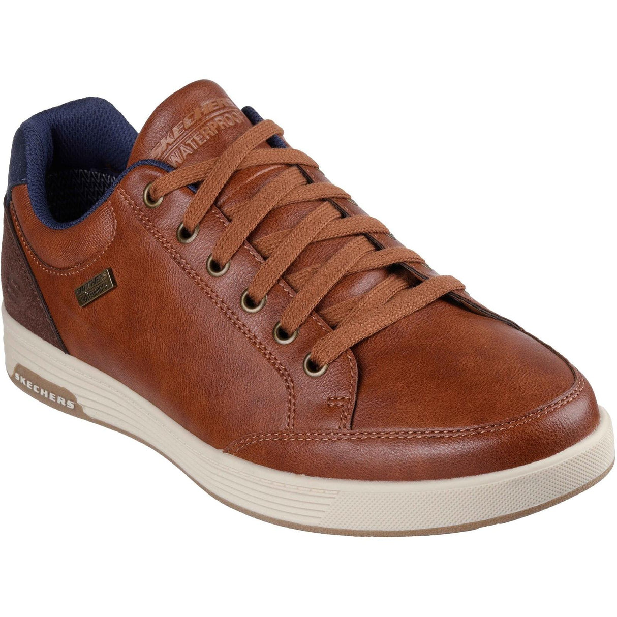 Skechers Mens Cavell Sparkman Shoes Luggage