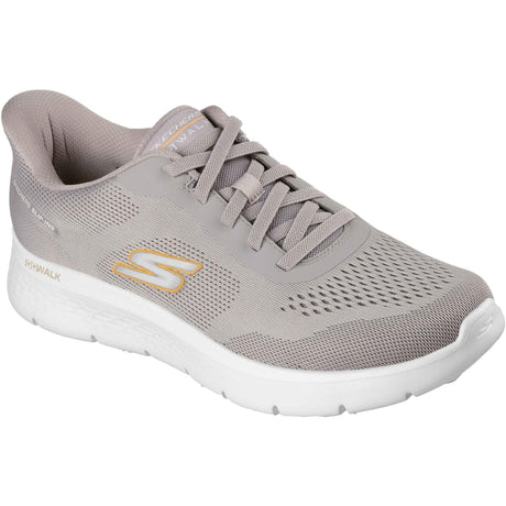 Skechers Mens Go Walk Flex Trainers Taupe