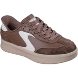 Skechers Womens Hotshot HI - Lifted Luxe Trainer Brown