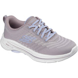 Skechers Womens GO WALK 8 Britt Trainer Taupe/Blue
