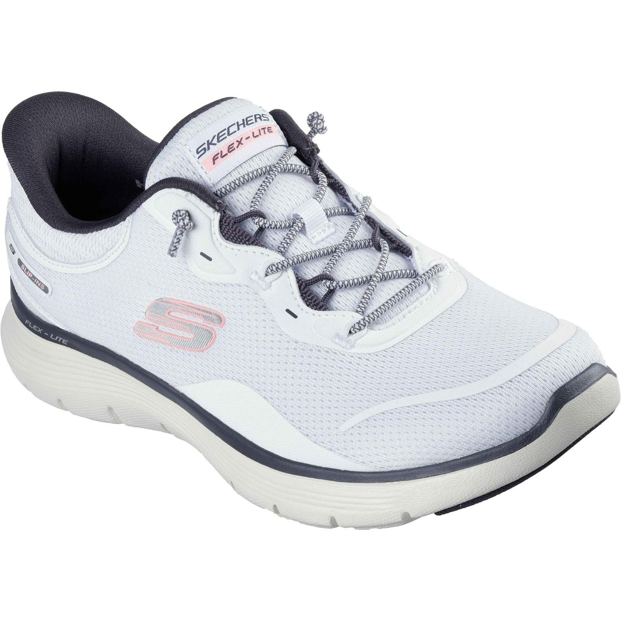 Skechers Womens Flex Appeal 5.0 Easy Breezy Trainer White/Multi
