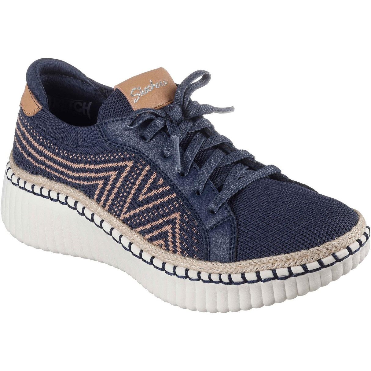 Skechers Womens Wilshire Blvd - Bellevue Trainers Navy