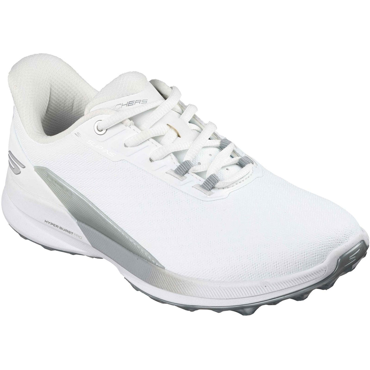 Skechers Womens Skechers Pure Slip Ins Golf Shoes White/Silver