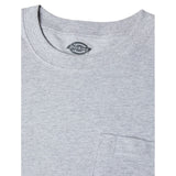 Dickies Mens Pocket Tee Long Sleeve Heather Grey