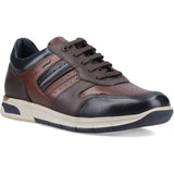Pod Mens Arrow Casual Shoe Navy/Tan
