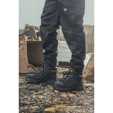 Caterpillar Mens Everett S3 WP Safety Boot Black