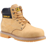 Caterpillar Mens Powerplant S3 GYW Safety Boot Honey