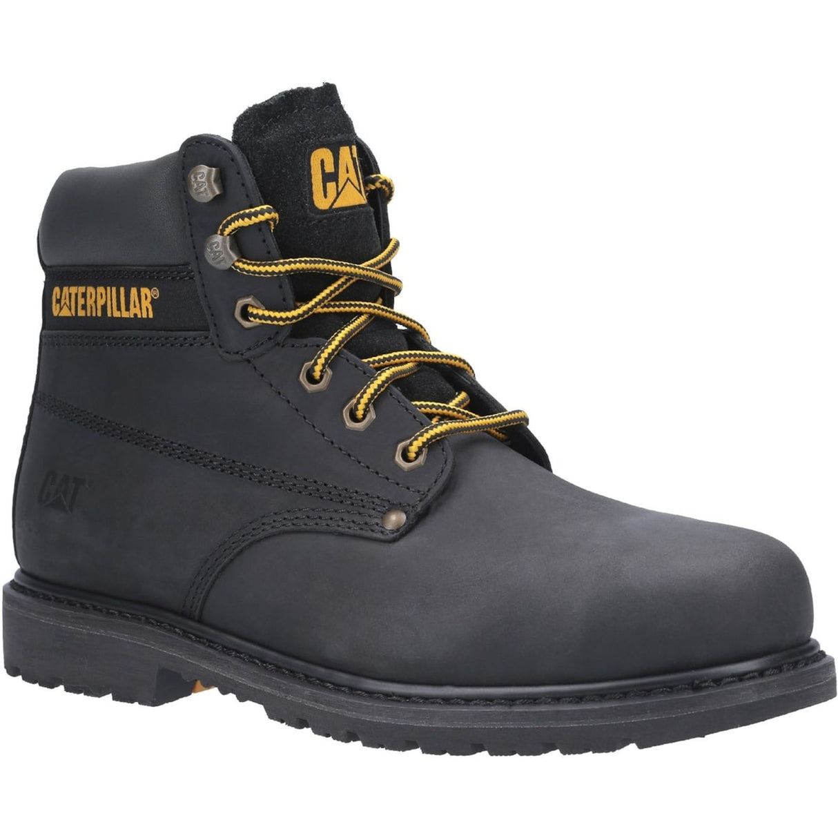 Caterpillar Mens Powerplant GYW Safety Boot Black