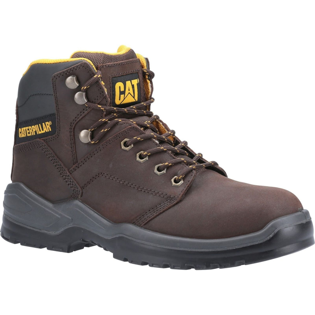 Caterpillar Mens Striver Injected Safety Boot Brown