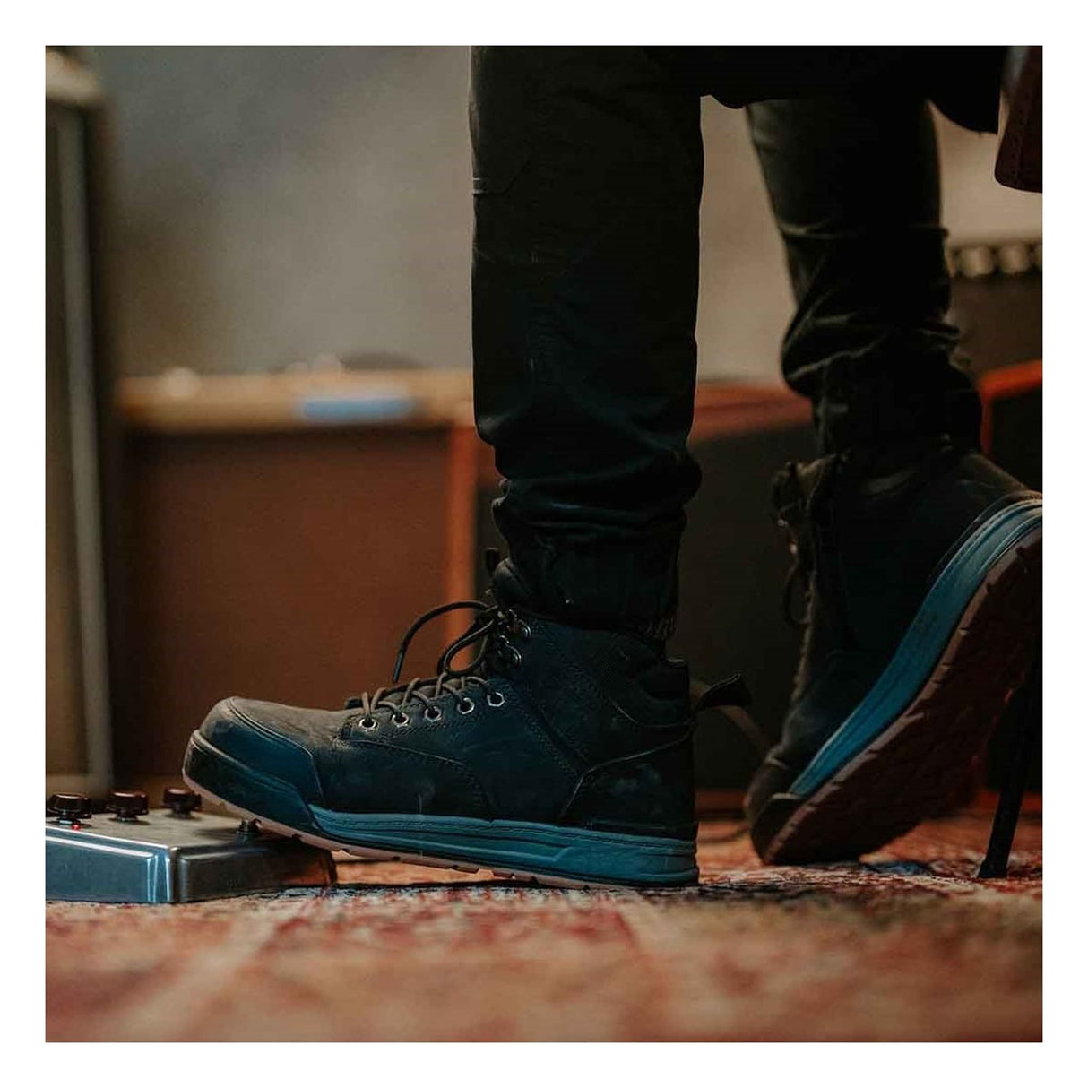 Hard Yakka Mens 3056 Lace Zip Safety Boot Black