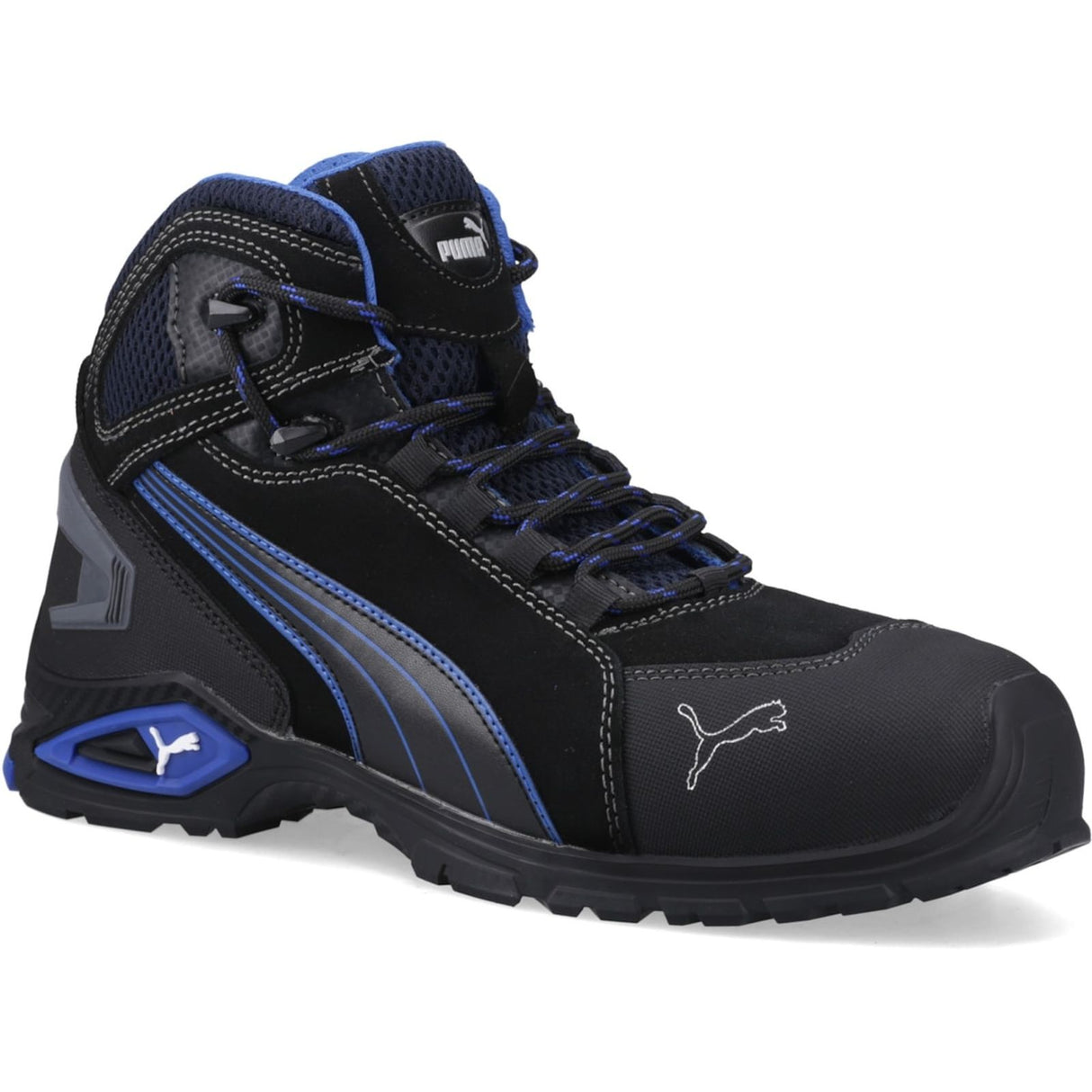 Puma Safety Mens Rio Mid Lace-up Safety Boot Black