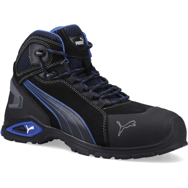 Puma Safety Mens Rio Mid Lace-up Safety Boot Black