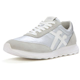 Fitflop Womens Retro-Q FF Sneaker Silver/Urban White
