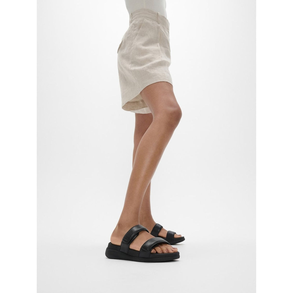 Fitflop Womens F-Mode Go Sandals All Black
