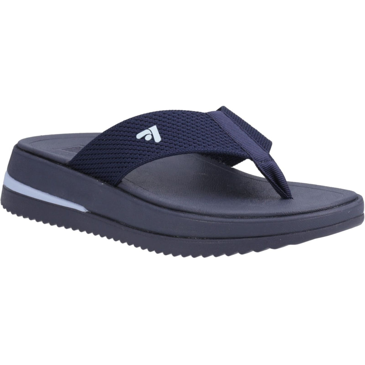 Fitflop Womens Surff Two-tone Toe Post Sandals Midnight Navy
