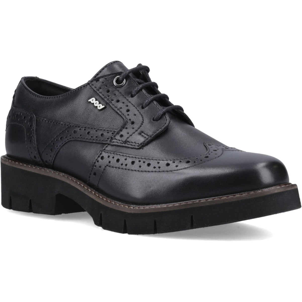 Pod Womens Kacey Brogue Black
