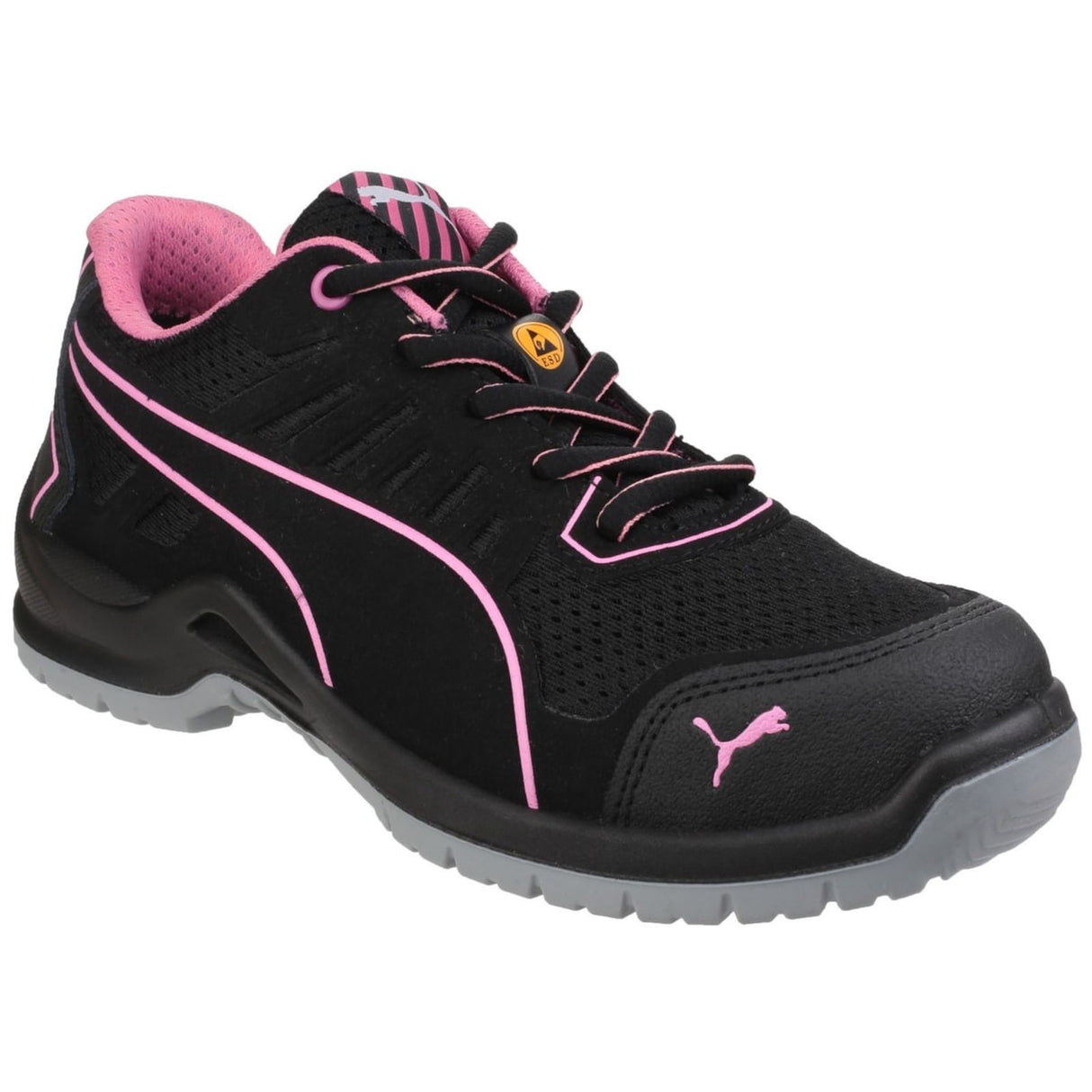 Puma Safety Womens Fuse Tech Lightweight Ladies Safety Trainer Black