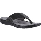 Hush Puppies Mens Alan Toepost Sandal Black