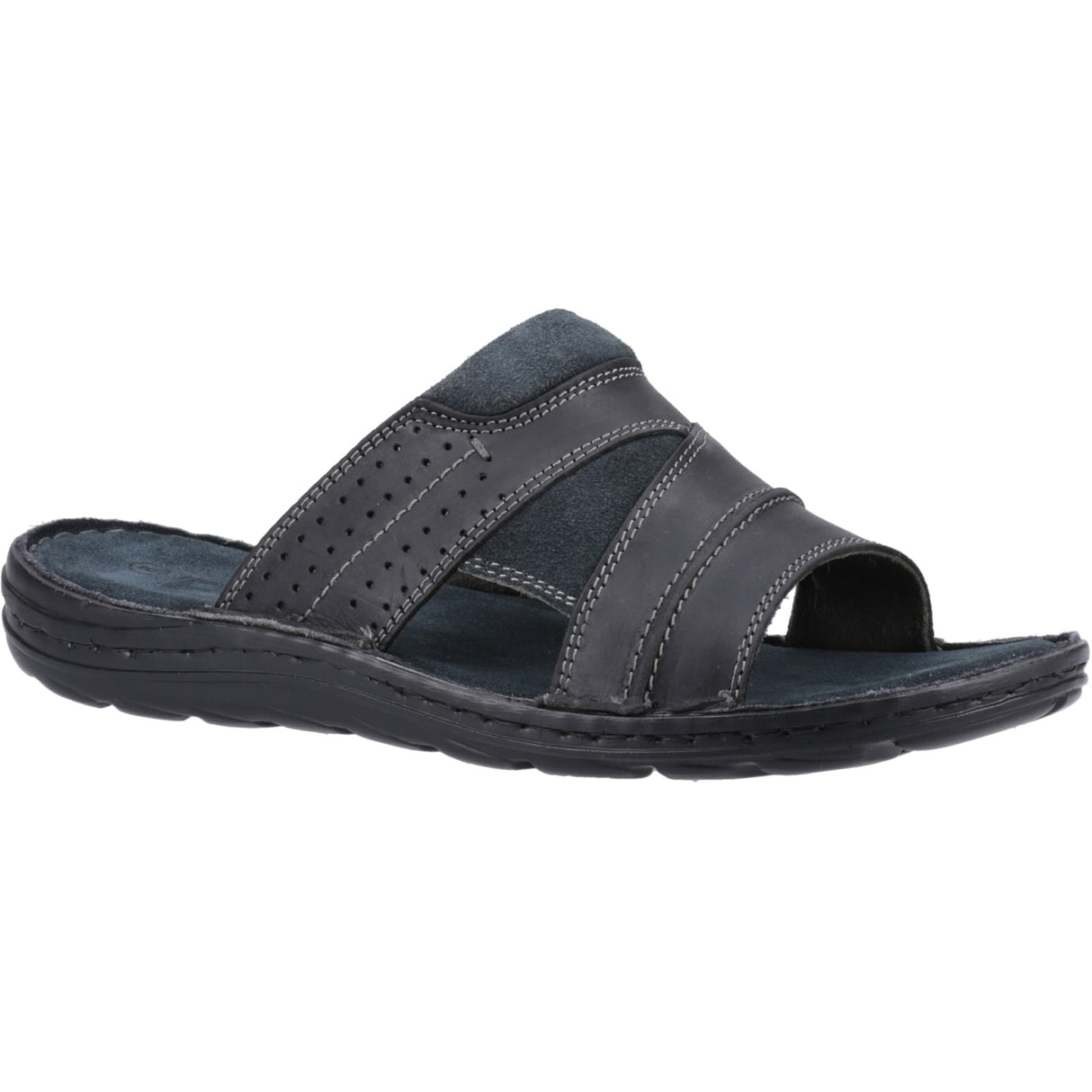Hush Puppies Mens Archer Mule Sandal Black