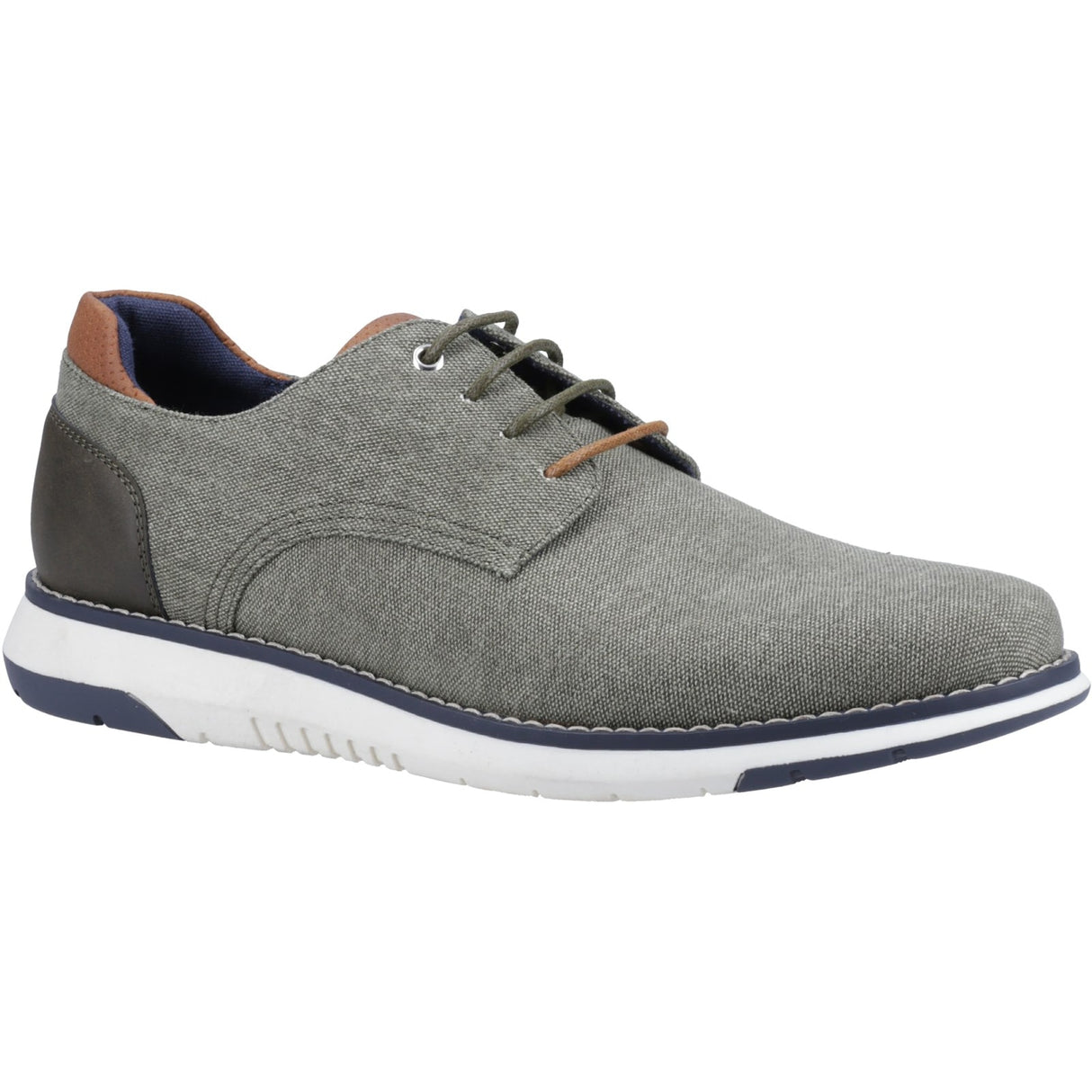Hush Puppies Mens Bruce Lace Up Shoe Khaki