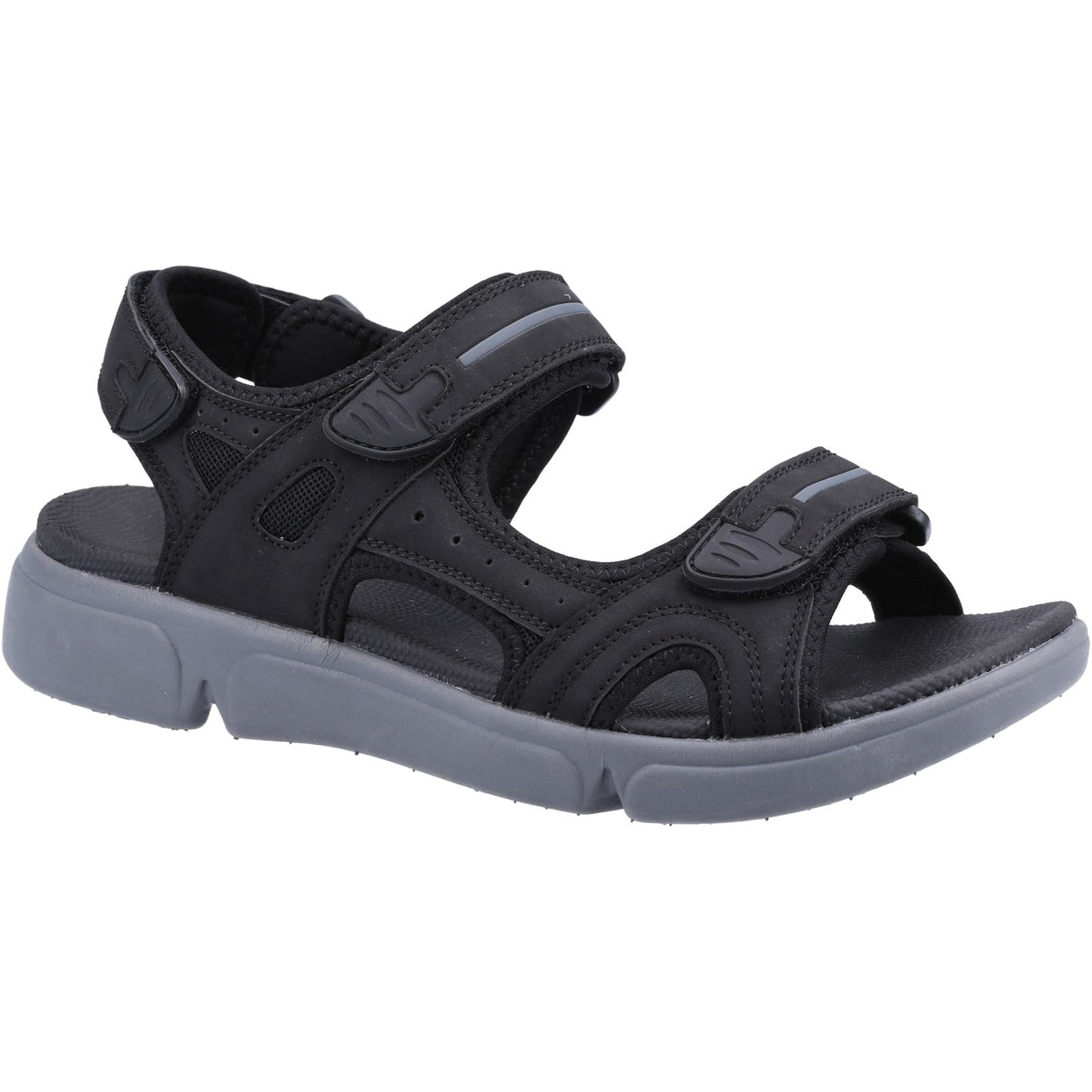 Hush Puppies Mens Castro Sandal Black