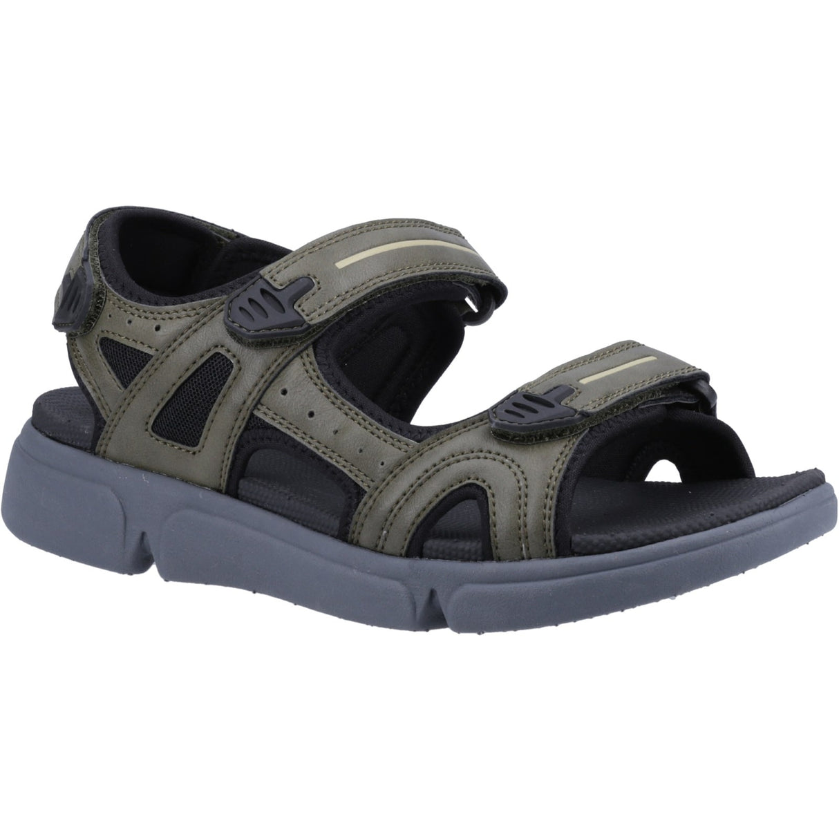 Hush Puppies Mens Castro Sandal Khaki