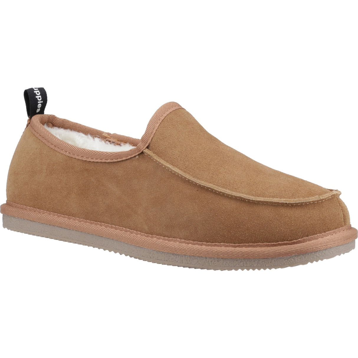 Hush Puppies Mens Charles Slippers Tan