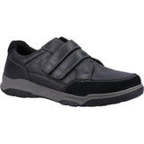 Hush Puppies Mens Fabian Double Strap Black