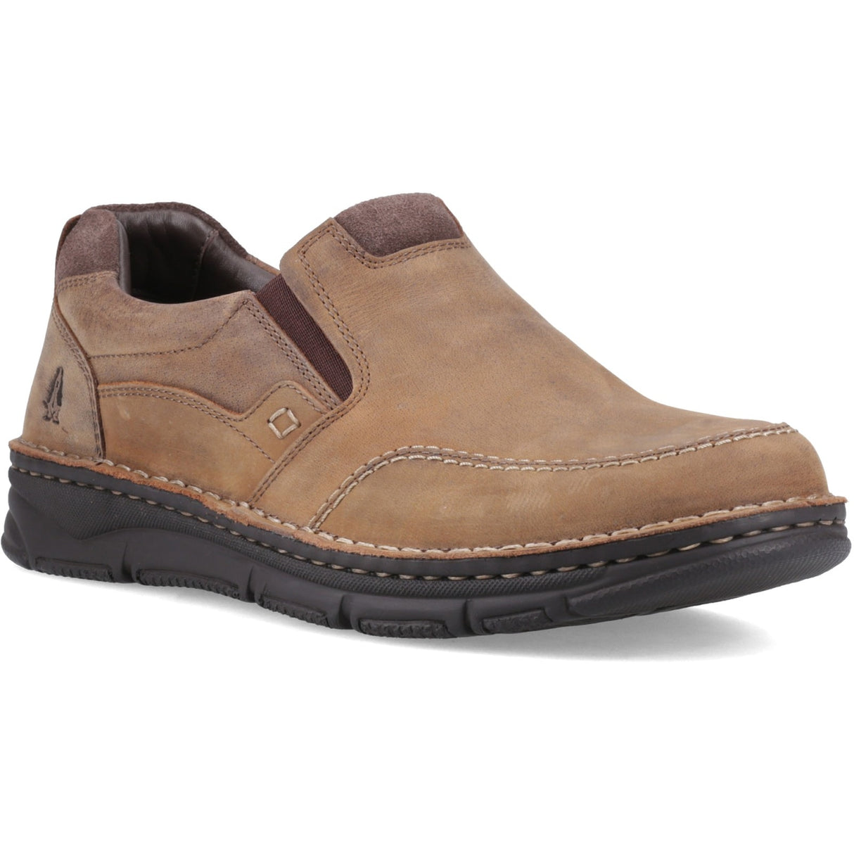 Hush Puppies Mens Franco Slip on Tan