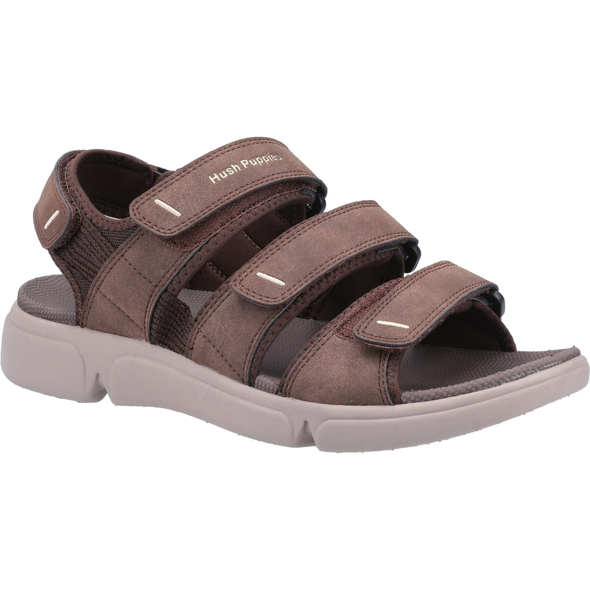 Hush Puppies Mens Raul Sandal Brown