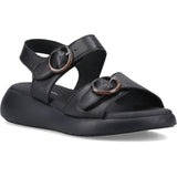 Hush Puppies Womens Alison Buckle Sandal Black