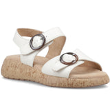 Hush Puppies Womens Alison Buckle Sandal Cream