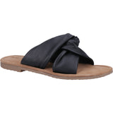 Hush Puppies Womens Amy Wide Fit Sandal Black