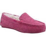 Hush Puppies Womens Annie Mocassin Slipper Pink
